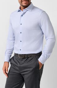 David Donahue Neat Knit Sport Shirt