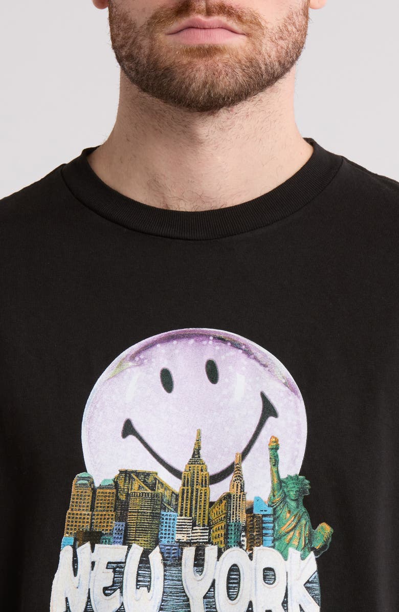 MARKET SMILEY<sup>®</sup> Snowglobe Graphic T-Shirt, Alternate, color, 