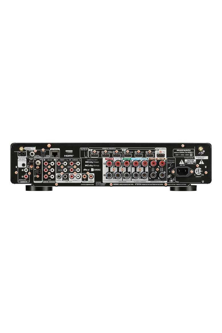 Cinema 70 2S Slimline 7.2 Channel 8K Home Theater Receiver, Alternate, color, Black
