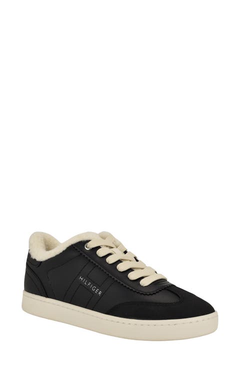 Rheign Faux Fur Lined Low Top Sneaker (Women)
