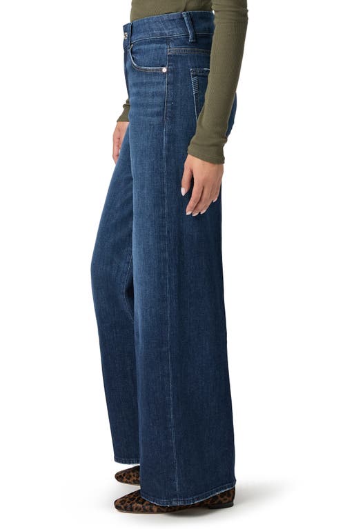 Paige Sasha High Waist Wide Leg Jeans In Blue