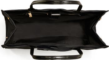 シンプルで上品【Tory Burch】Ella Patent ナイロントート Small Ella Tote Bag: Women's Designer Tote Bags | Tory Burch
