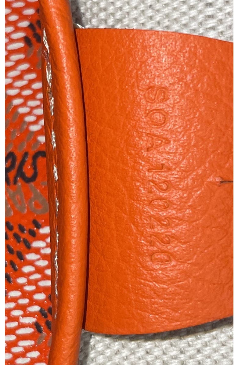 Pre-Owned Goyard Artois Tote Coated Canvas MM, Alternate, color, Orange