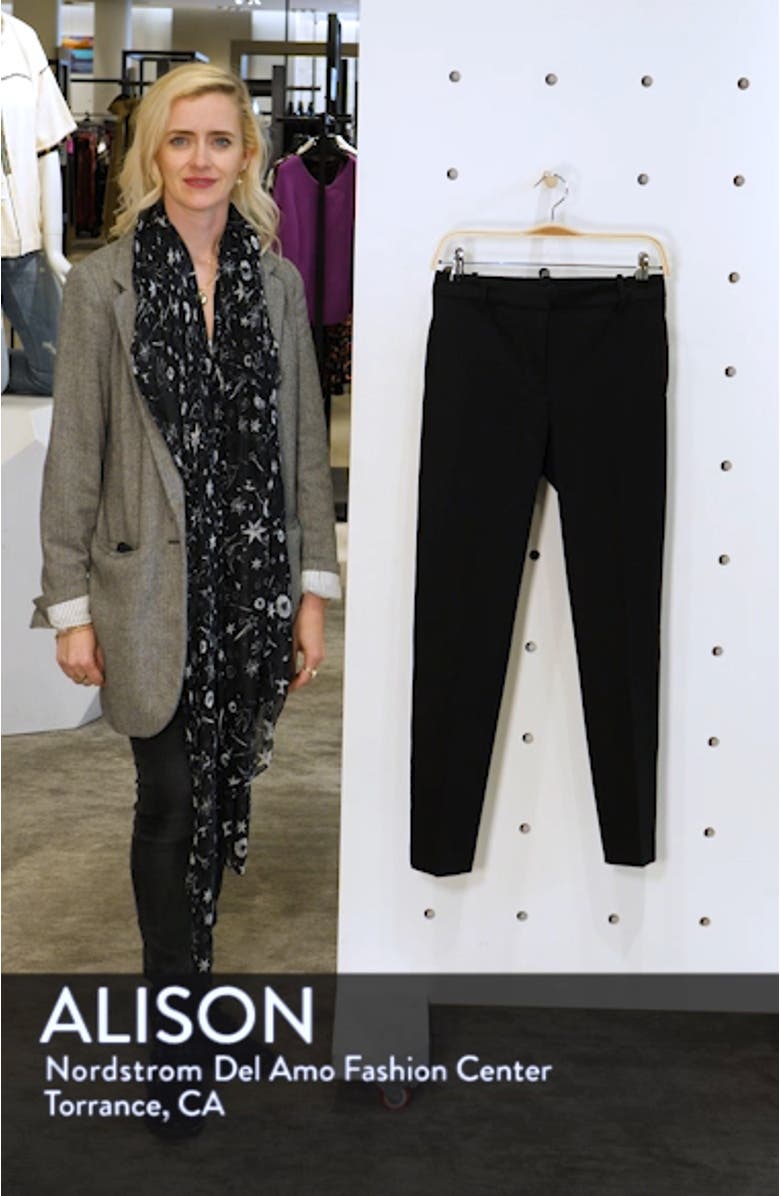 Stretch Twill Slim Ankle Pants, sales video thumbnail