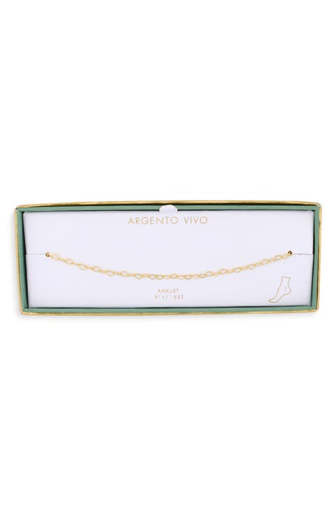 Interlock Heart Anklet