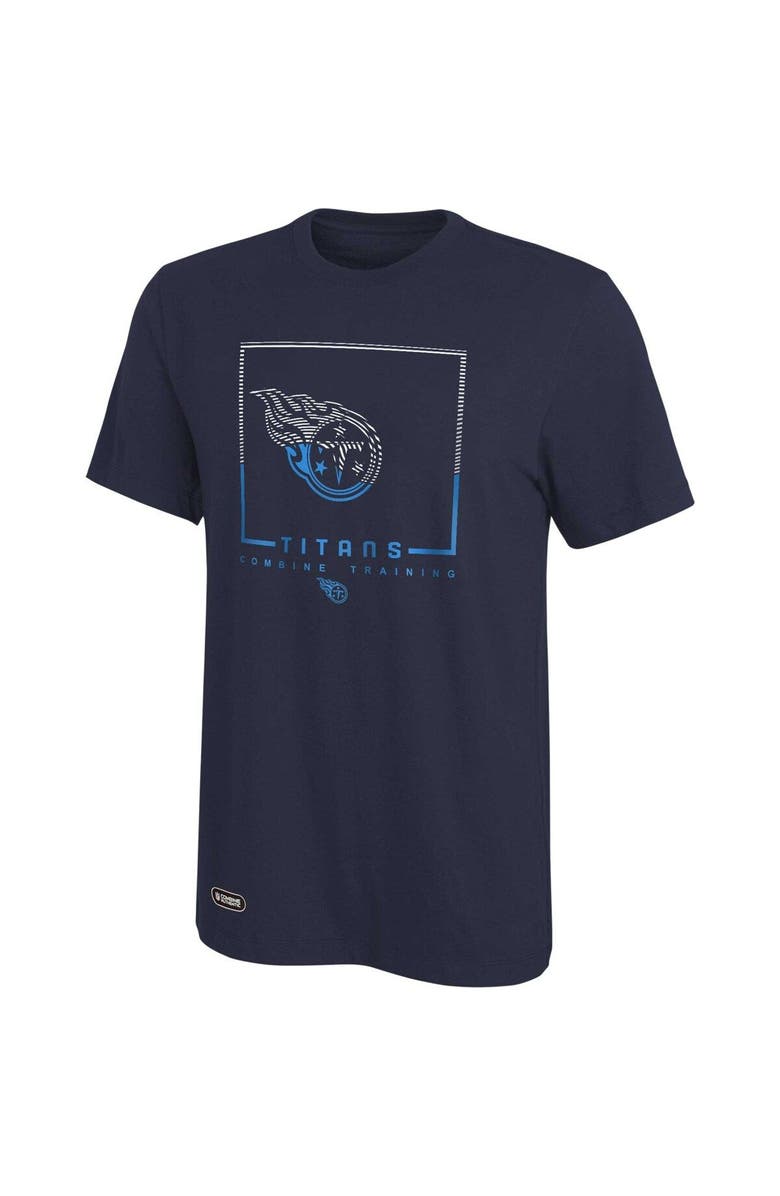 Outerstuff Men's Navy Tennessee Titans Combine Authentic Clutch T-Shirt, Main, color, Navy