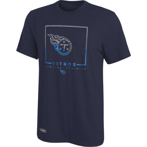Men's Navy Tennessee Titans Combine Authentic Clutch T-Shirt