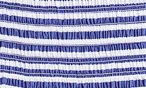 Polo Ralph Lauren Striped Cotton Top & Cropped Pant Set In Royal White