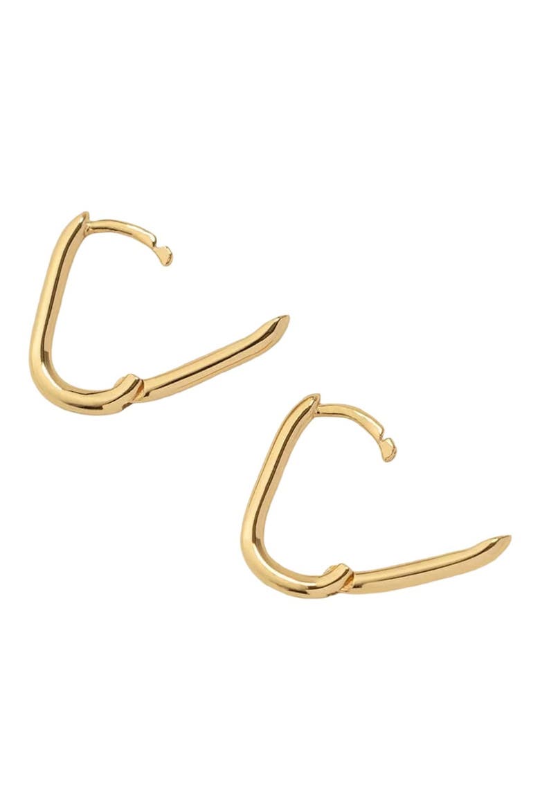 Paper Clip Hoop Earrings, Alternate, color, GOLD VERMEIL