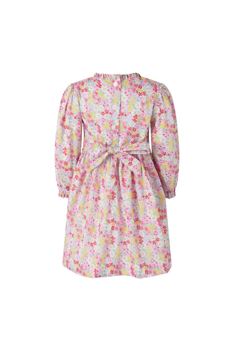 Ditsy Garden Ruched Dress, Alternate, color, Pink