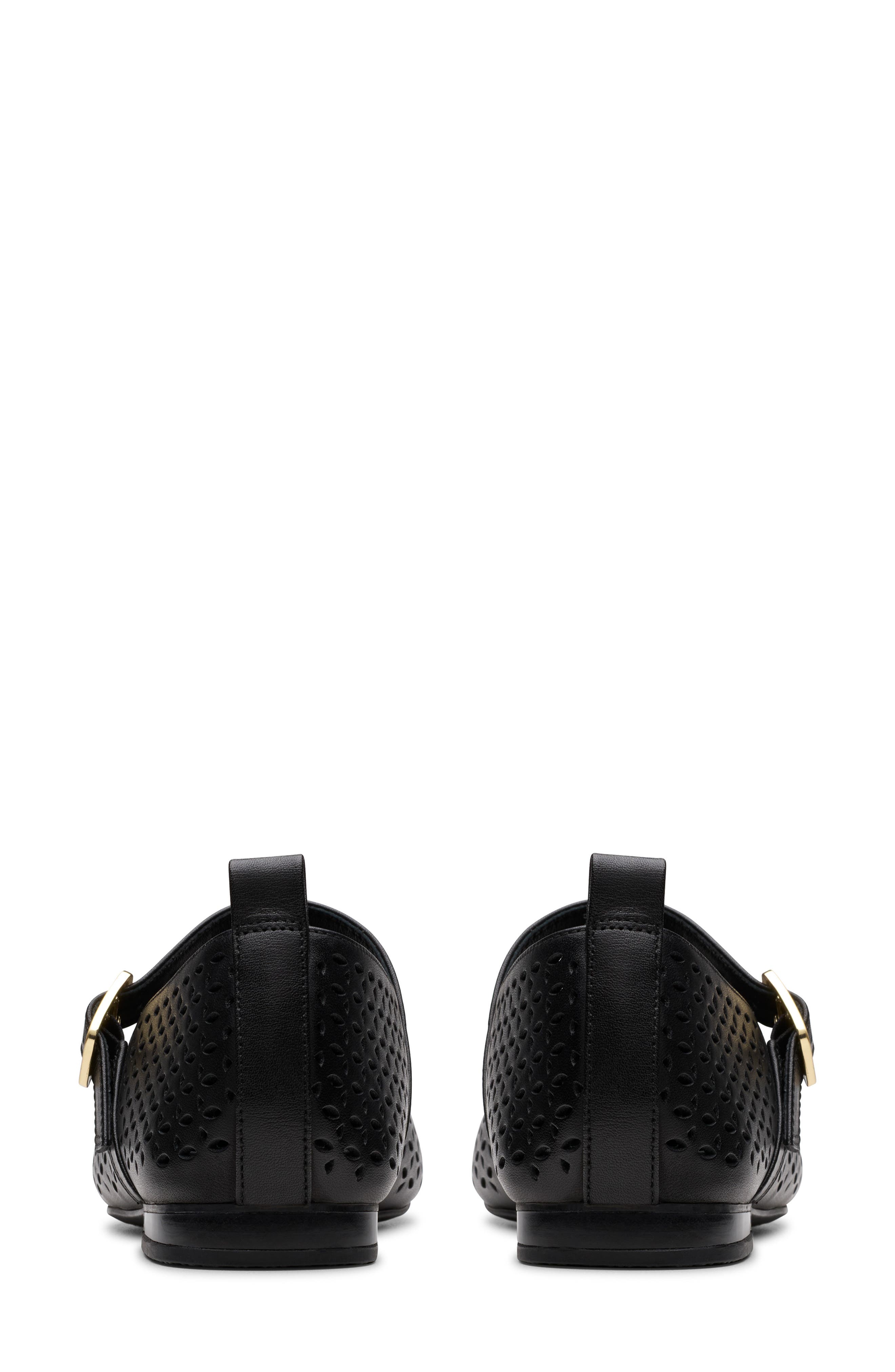 Clarks<sup>®</sup> Fawna Mary Jane Flat, Alternate, color, Black Leather