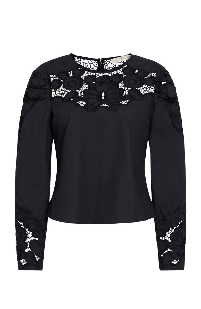 Marie Oliver Dori Top, Alternate, color, Noir