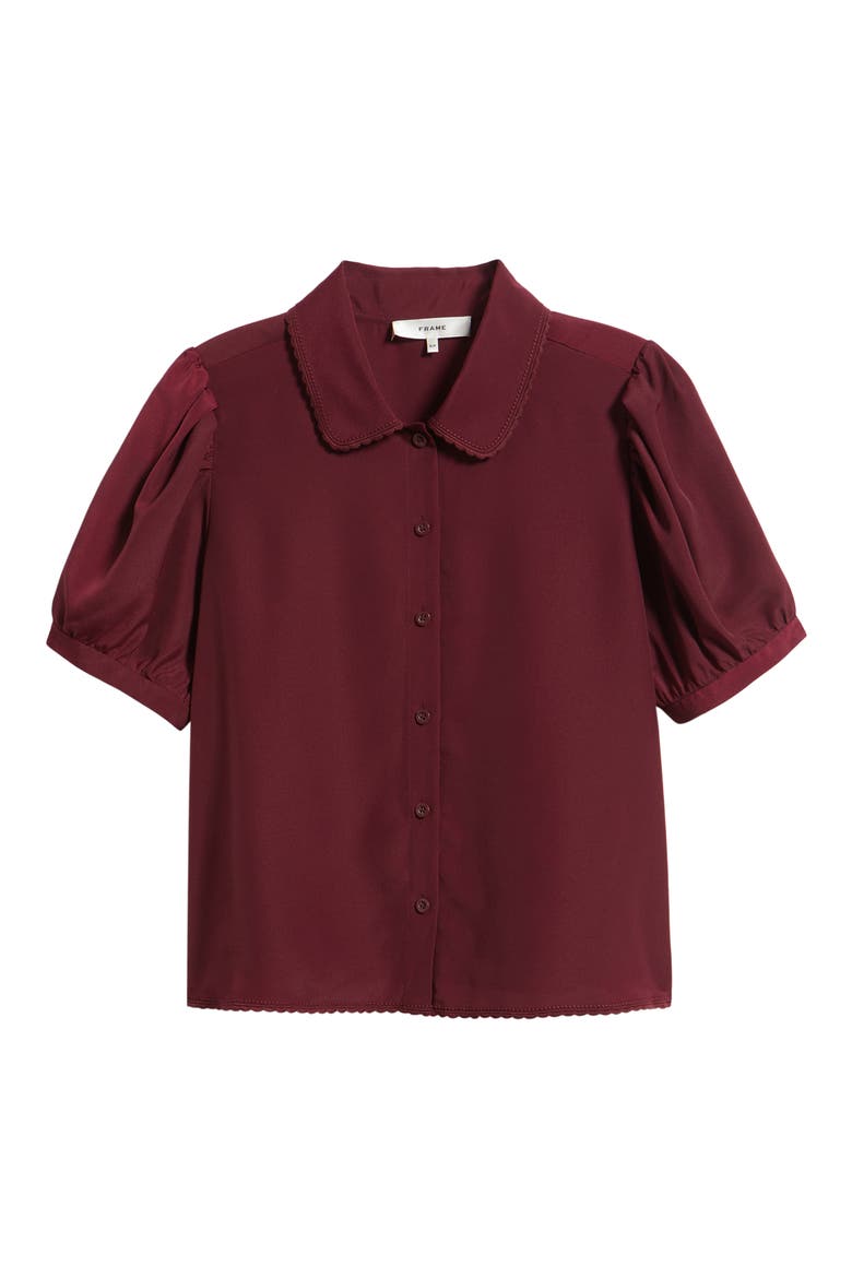 The Prim Short Sleeve Top, Alternate, color, BURGUNDY