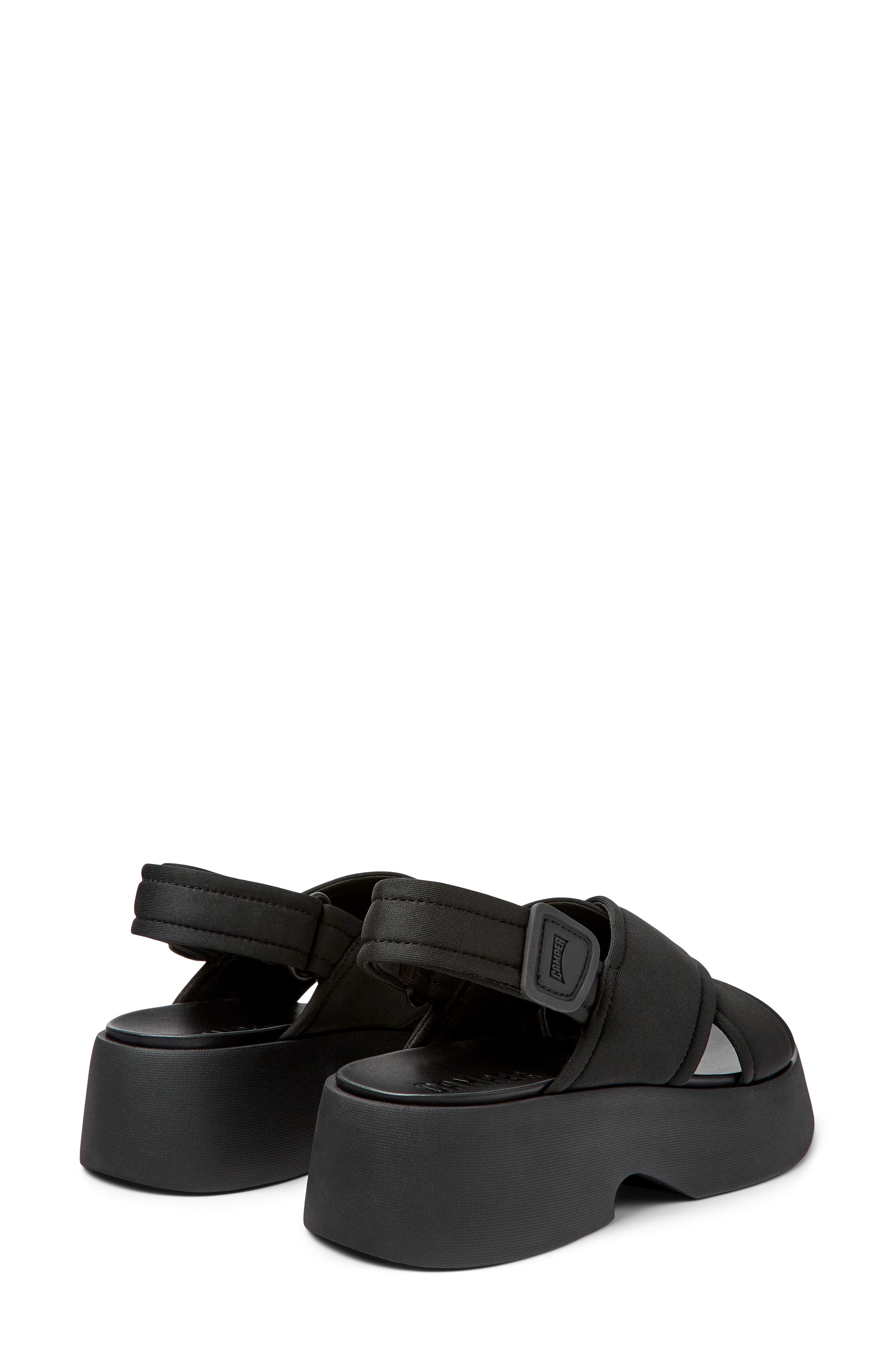 Camper Tasha Platform Sandal, Alternate, color, 