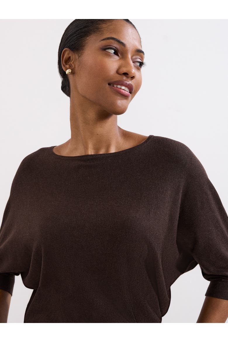 Cristine Knit Jumper, Alternate, color, Brown