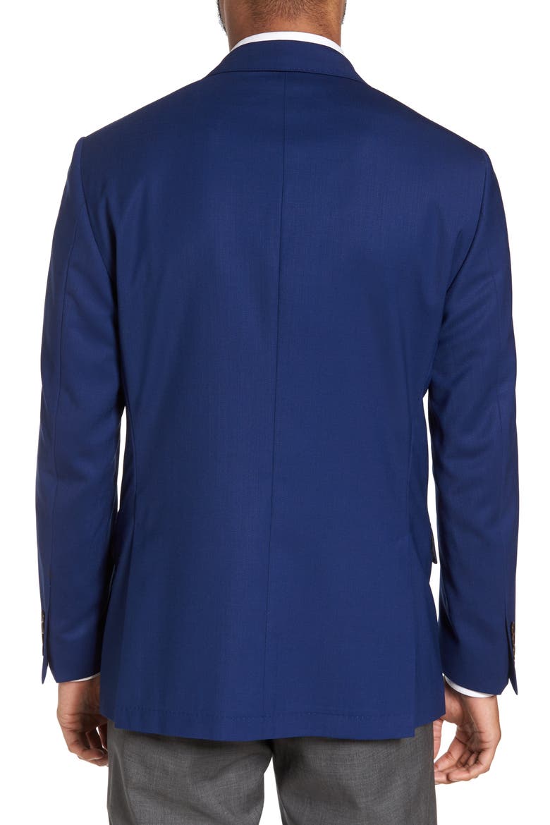 Jetsetter Classic Fit Wool Blazer, Alternate, color, MEDIUM BLUE