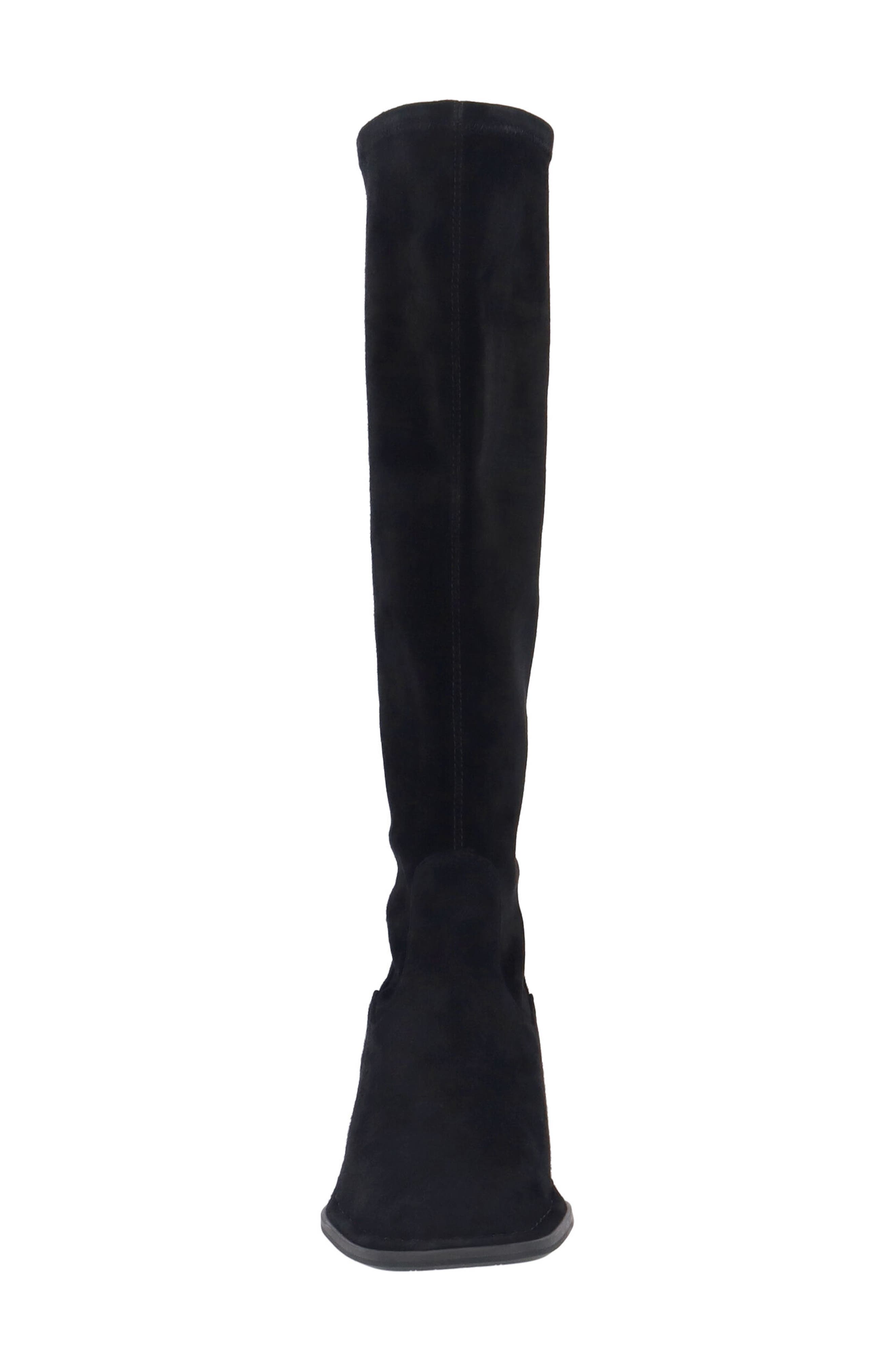 L
Amour des Pieds Nolita Knee High Boot, Alternate, color, Black Suede