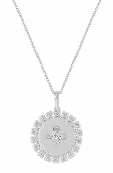 Monaco 18k Gold Diamond Pendant Necklace
