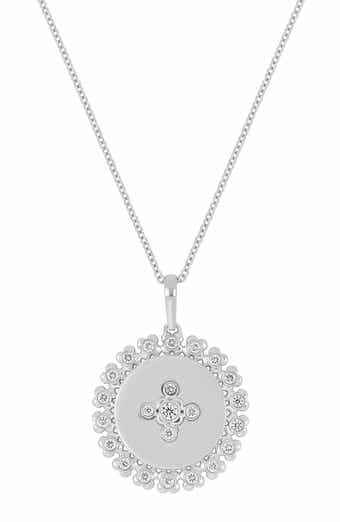 Monaco 18k Gold Diamond Pendant Necklace