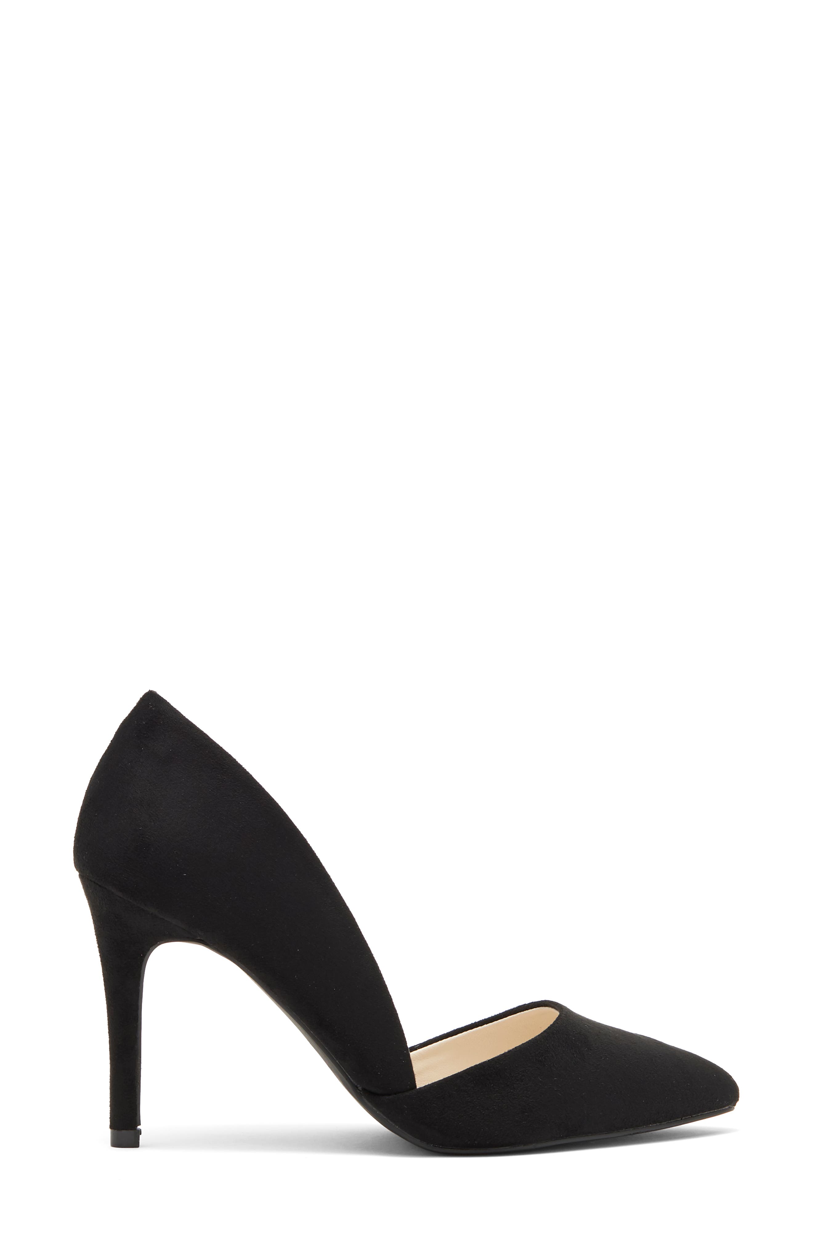 H HALSTON Kendall Faux Suede Pump, Alternate, color, 