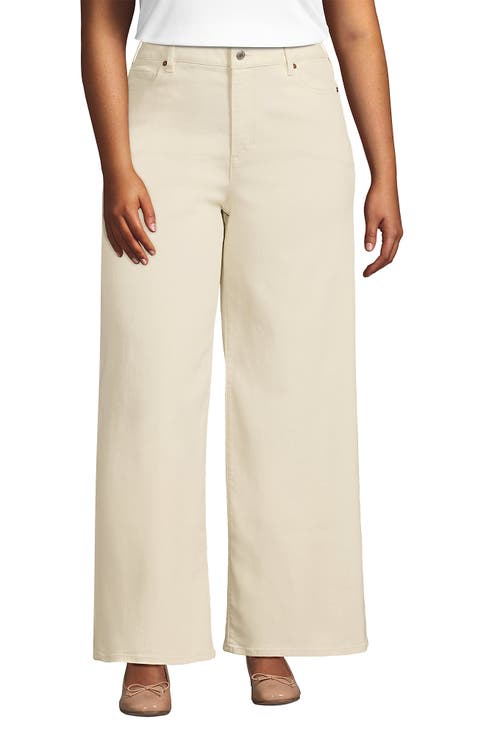 Plus Size Recover Denim High Rise Extra Wide Leg Jeans