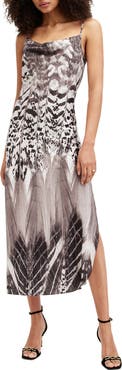 AllSaints Hadley Sierra Mix Print Slipdress