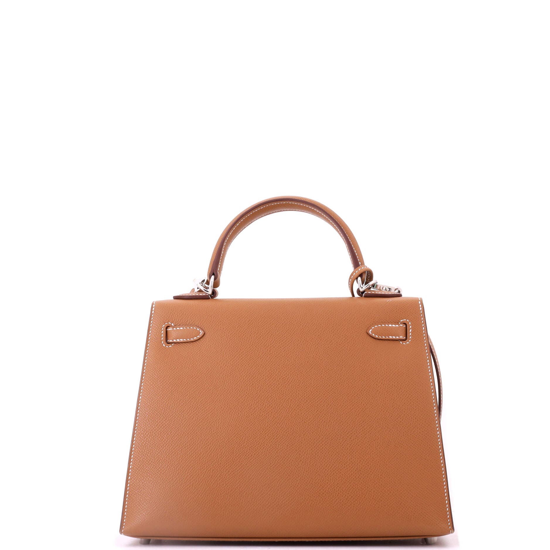 Kelly Handbag Brown Epsom with Electrum Hardware 25, Alternate, color, Metallic Gold