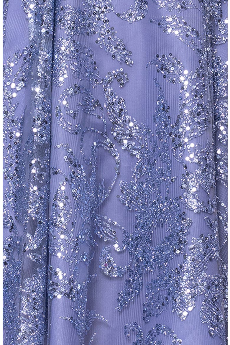 Sequin Minidress, Alternate, color, PERIWINKLE