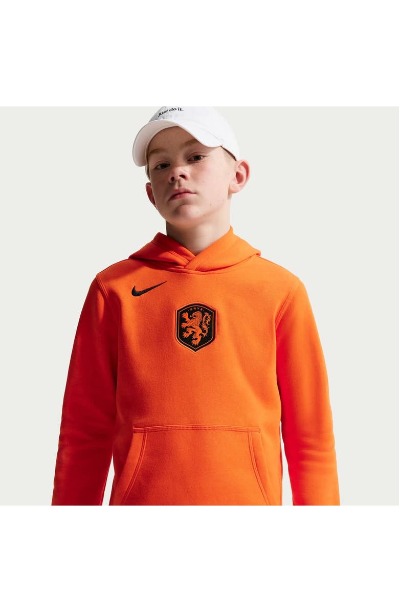 Nike Youth Nike Orange Netherlands National Team Club Hoodie, Alternate, color, Orange