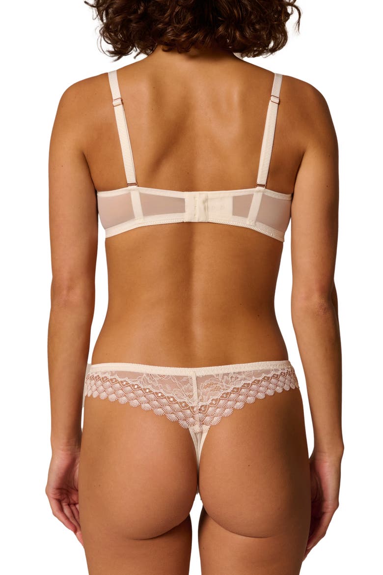 Radieuse Underwire Demi Bra, Alternate, color, IVORY