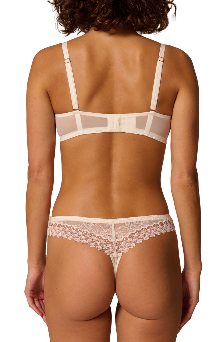 Simone Perele Radieuse Underwire Demi Bra, Alternate, color, Ivory