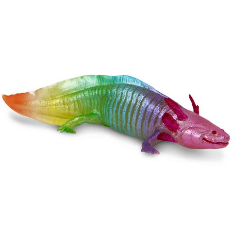 Rainbow Axolotl Toy