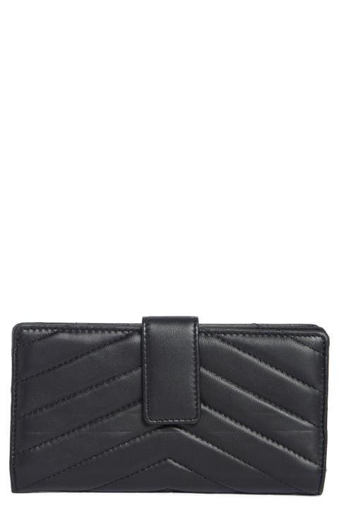 Quilted Tab Frame Clutch
