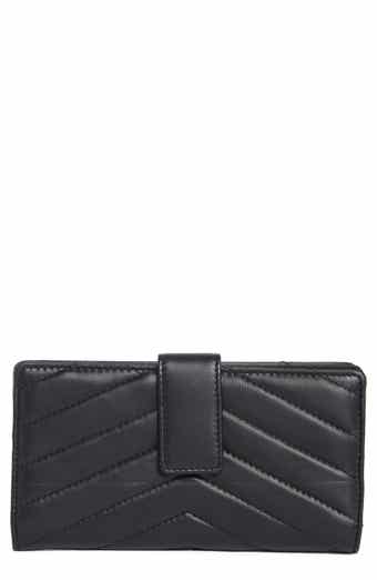 MUNDI SMALL LEATHER GOODS Quilted Tab Frame Clutch