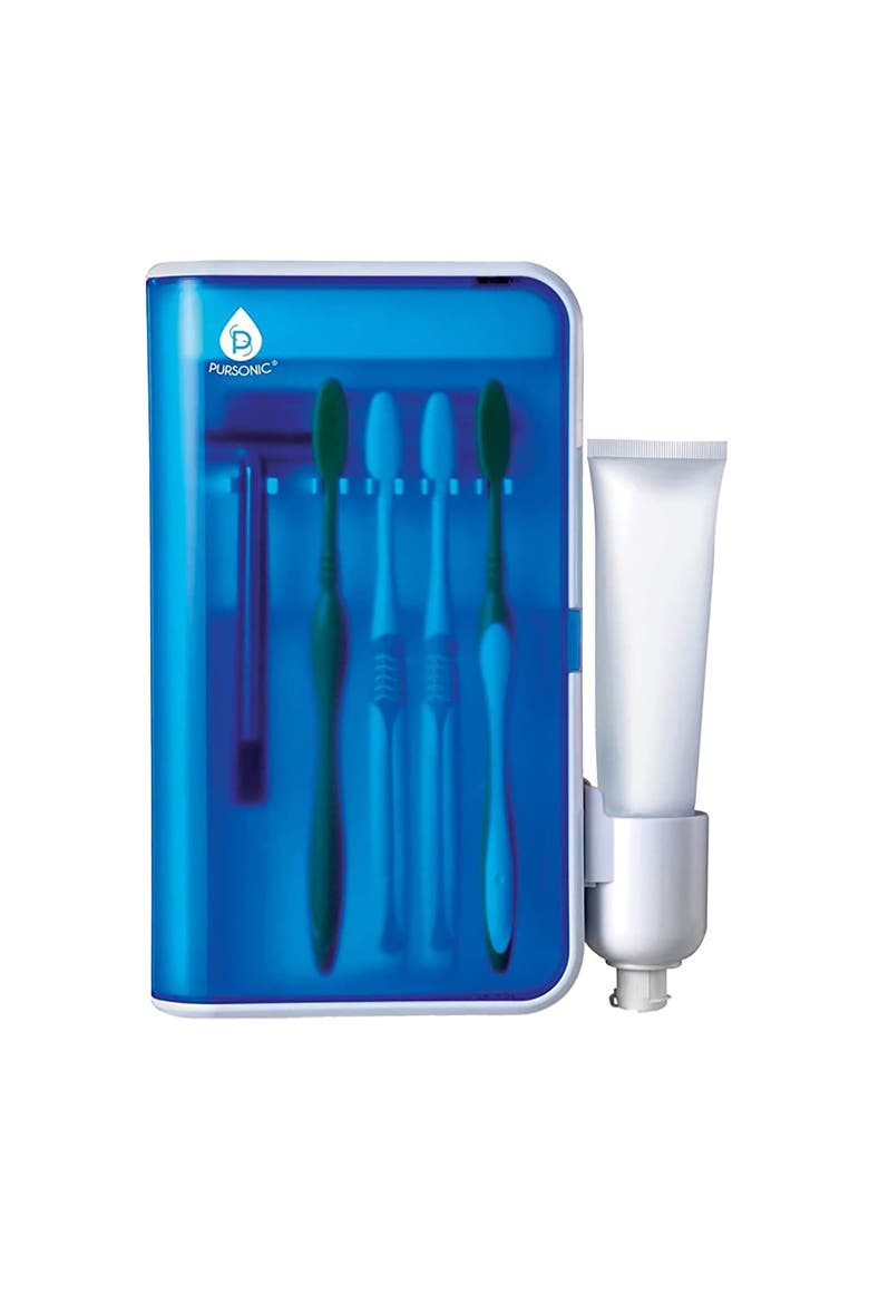 UV Family Toothbrush Sanitizer with AC Adapter, Main, color, Multicolor