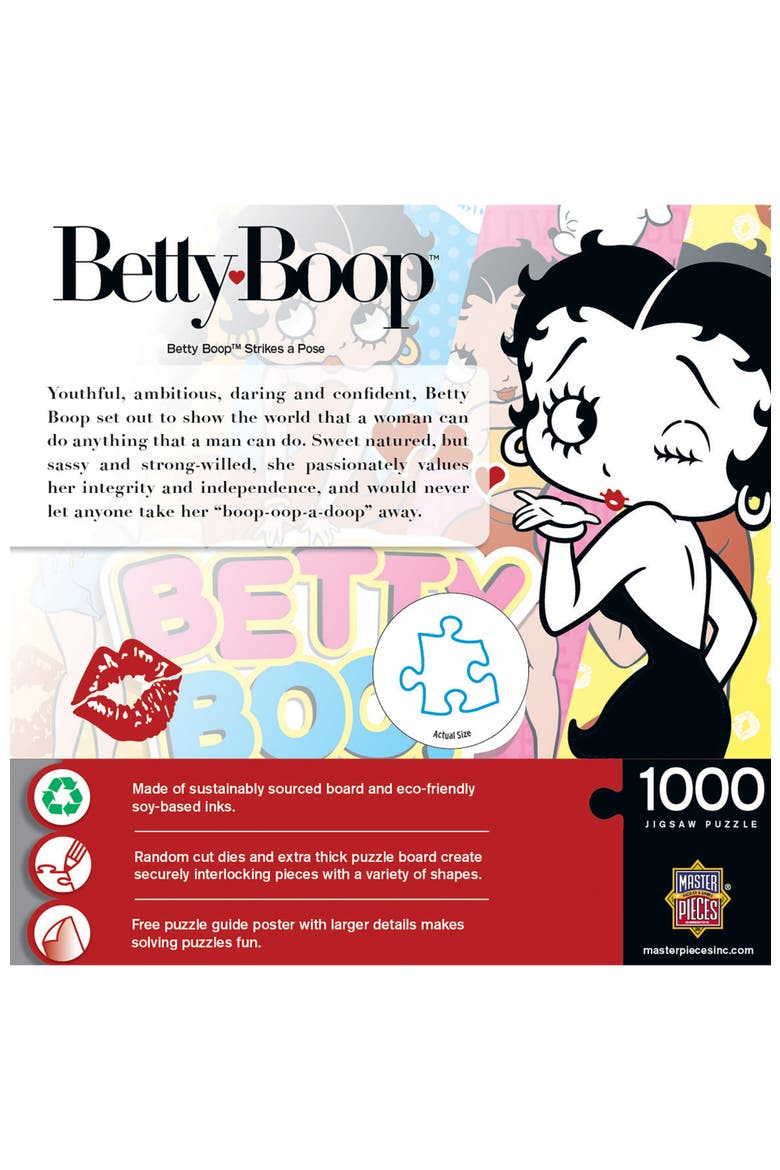 Betty Boop Strikes a Pose 1000pc Puzzle, Alternate, color, Multicolor
