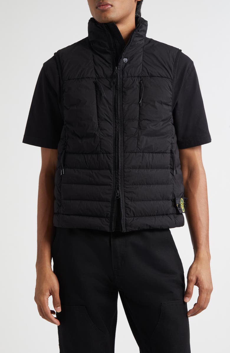 Stone Island Down Puffer Vest, Main, color, V0029 Black