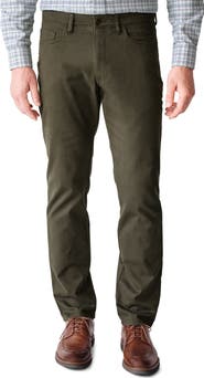 Johnston & Murphy Nolan Five-Pocket Stretch Pima Cotton Pants