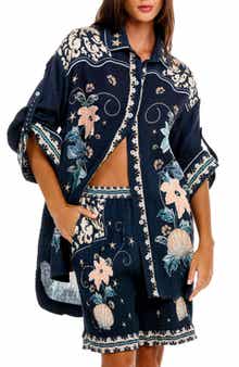 The Chrissy Long Sleeve Cover-Up Shirt