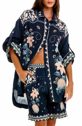 The Chrissy Long Sleeve Cover-Up Shirt