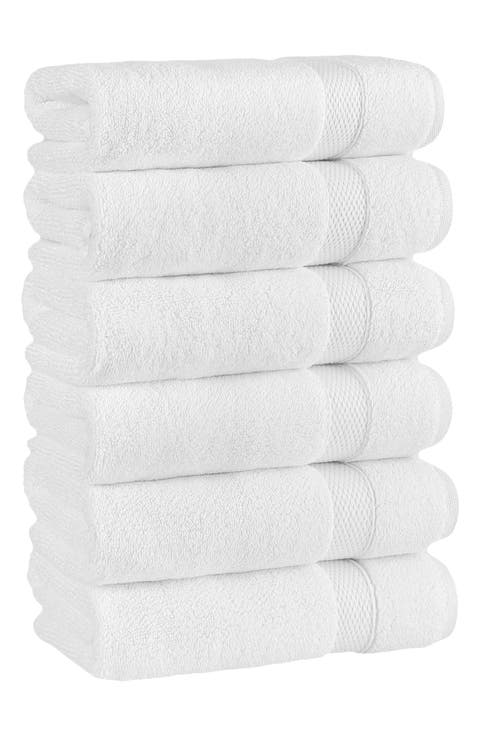 Set of 6 Anovia Turkish Cotton Hand Towels