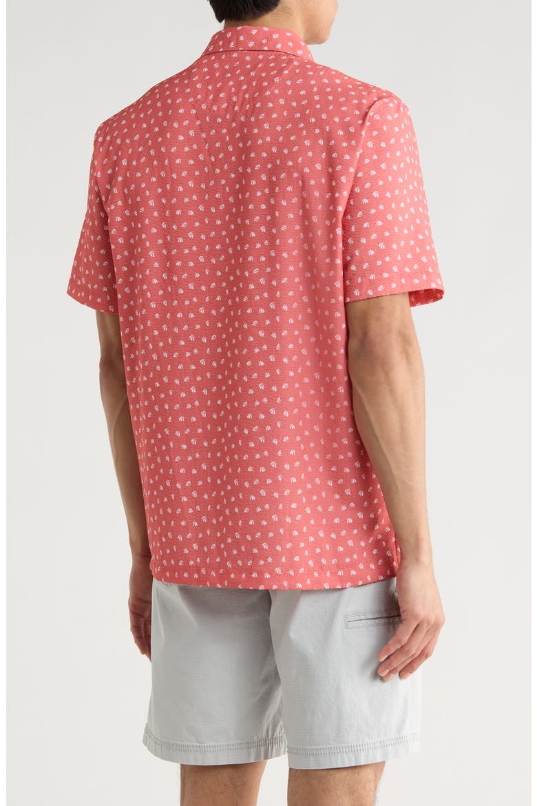 Bahama Coast Deco Palms Polo, Alternate, color, HAVANA