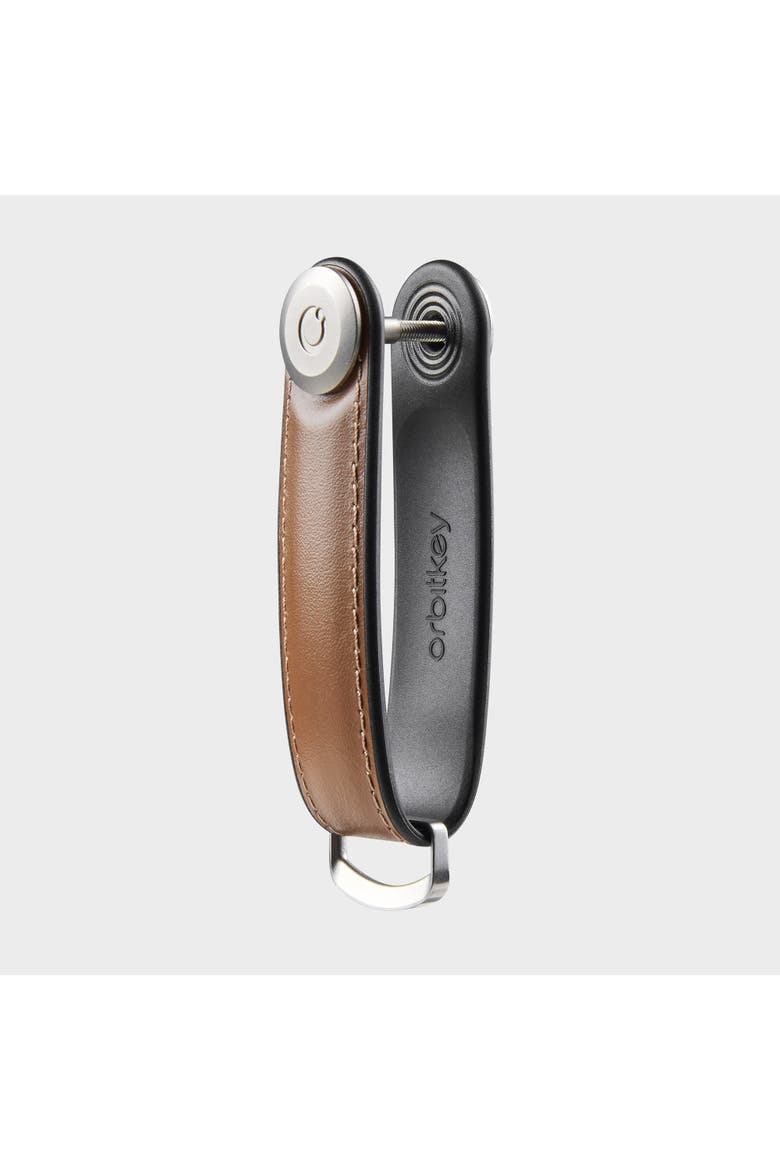 Hybrid Leather Key Organiser, Alternate, color, Acorn