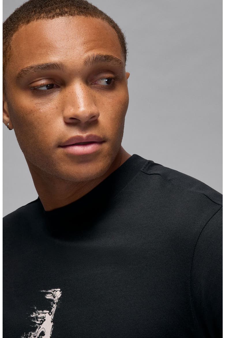 Jordan Sport Dri-FIT Graphic Sweatshirt, Alternate, color, BLACK/ WHITE