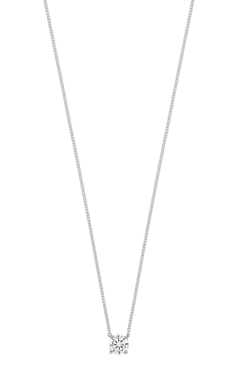 Bony Levy Audrey 14K Gold Diamond Solitaire Pendant Necklace - 0.16 ctw, Main, color, 