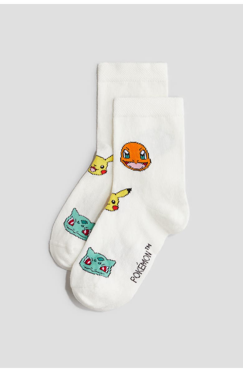 H&M 7-pack Socks, Alternate, color, Gray/Pokémon