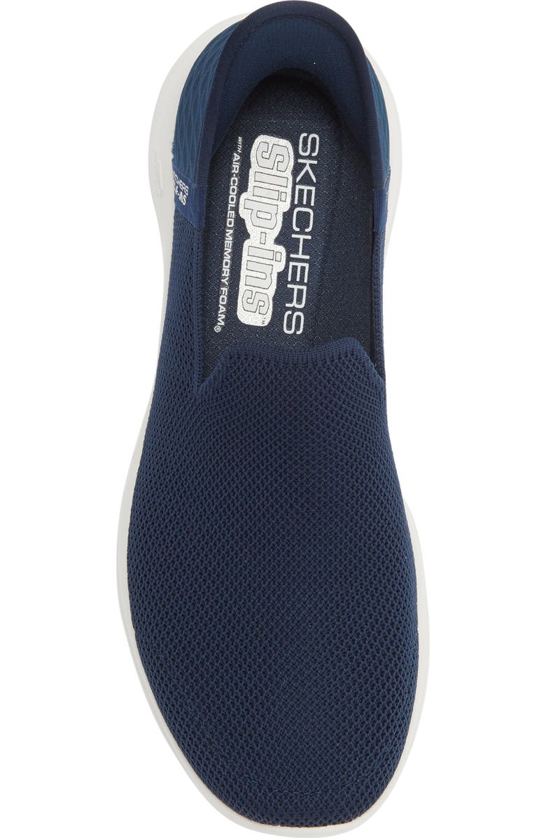 SKECHERS Go Walk Arch Fit Slip-On Sneaker, Alternate, color, Navy