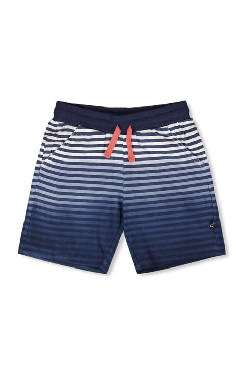 Organic Cotton Gradient Stripes Shorts