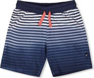 Deux par Deux Organic Cotton Gradient Stripes Shorts