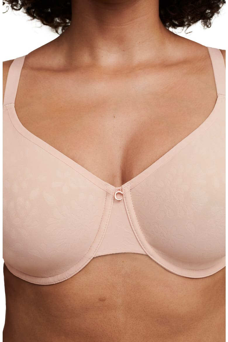 Comfort Chic Underwire Full Coverage Minimizer Bra, Alternate, color, ROSE-RG